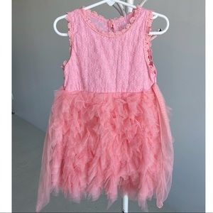 Pink Dress with Tutu bottom size 2-3T